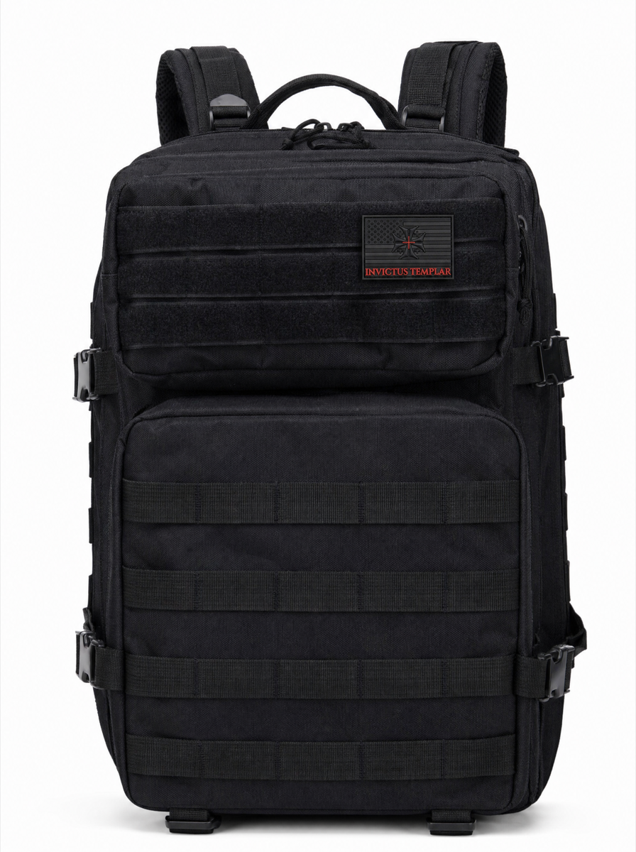 Invictus Templar Patch - on backpack