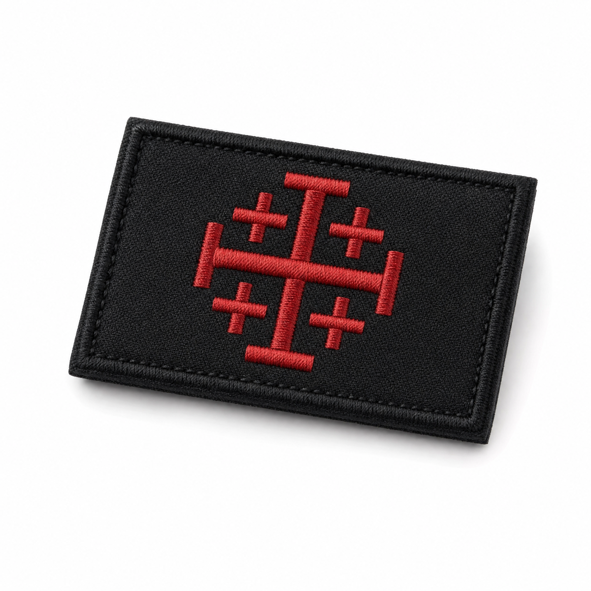 Jerusalem Cross Patch - front view