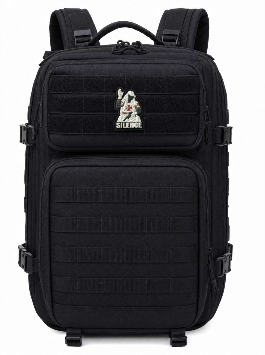 Silence Templar Patch - on backpack