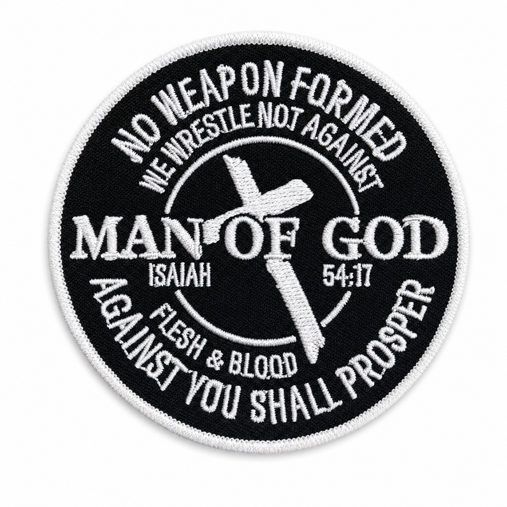 Man of God Patch - front view