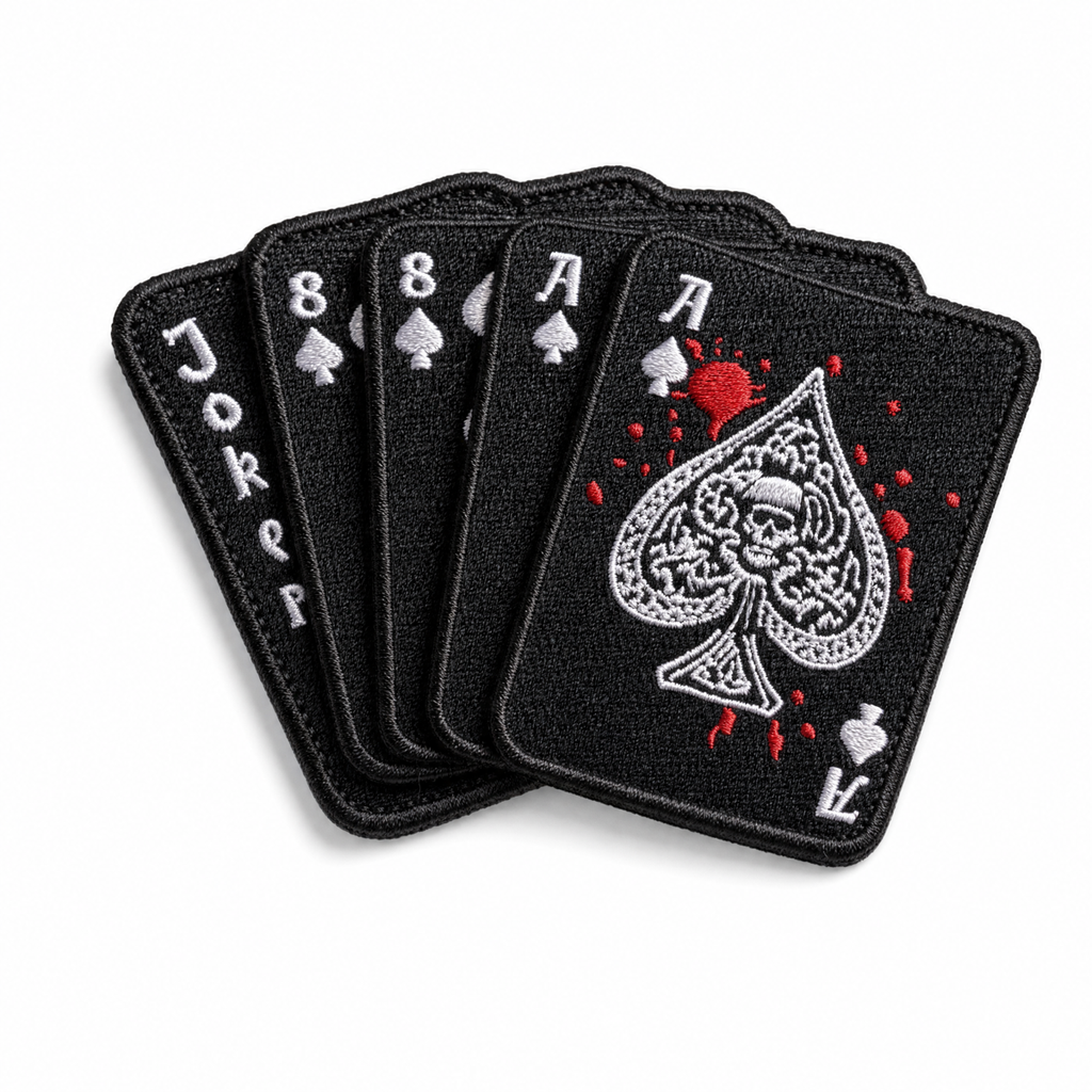 Dead Man's Hand Patch - front view