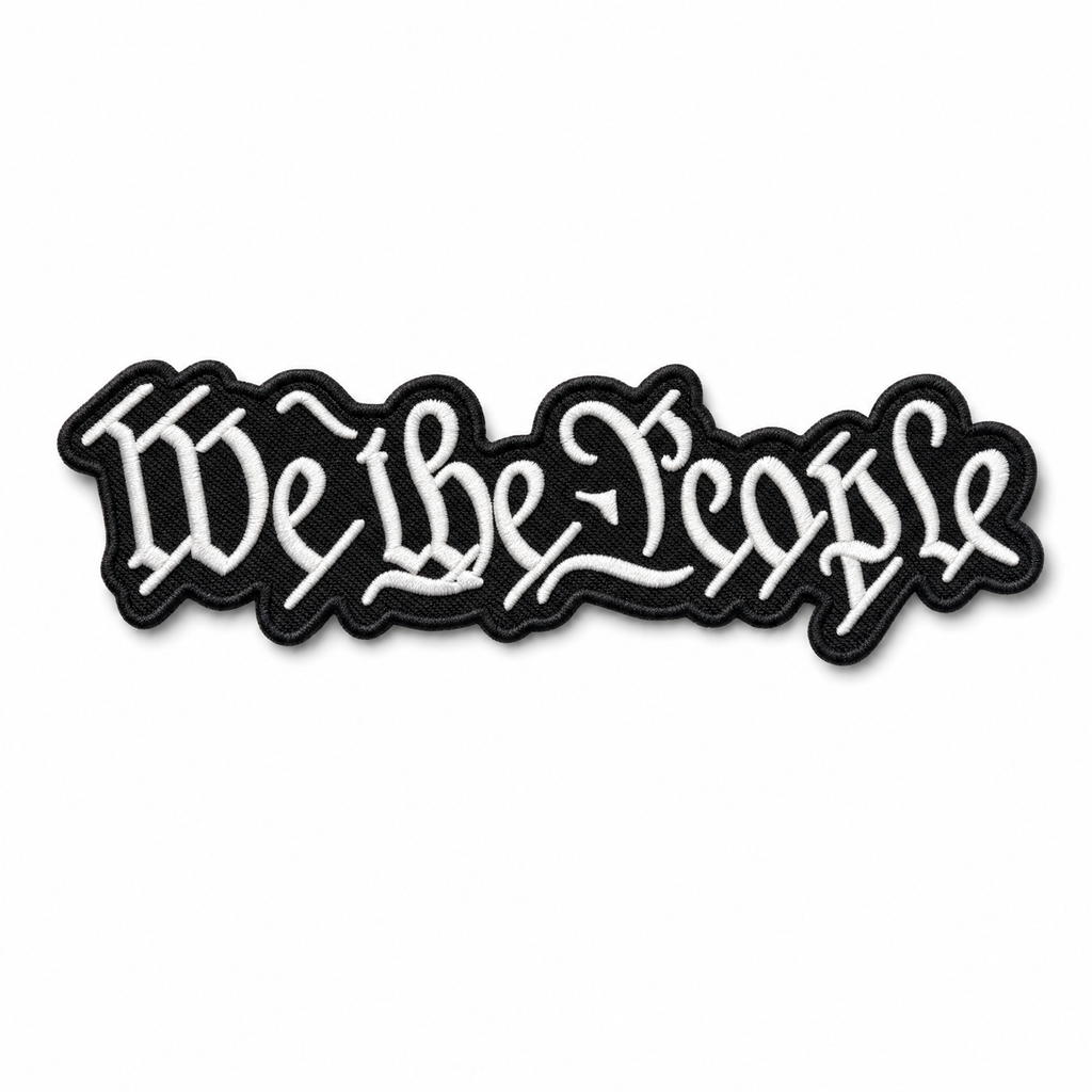We The People Patch - front view