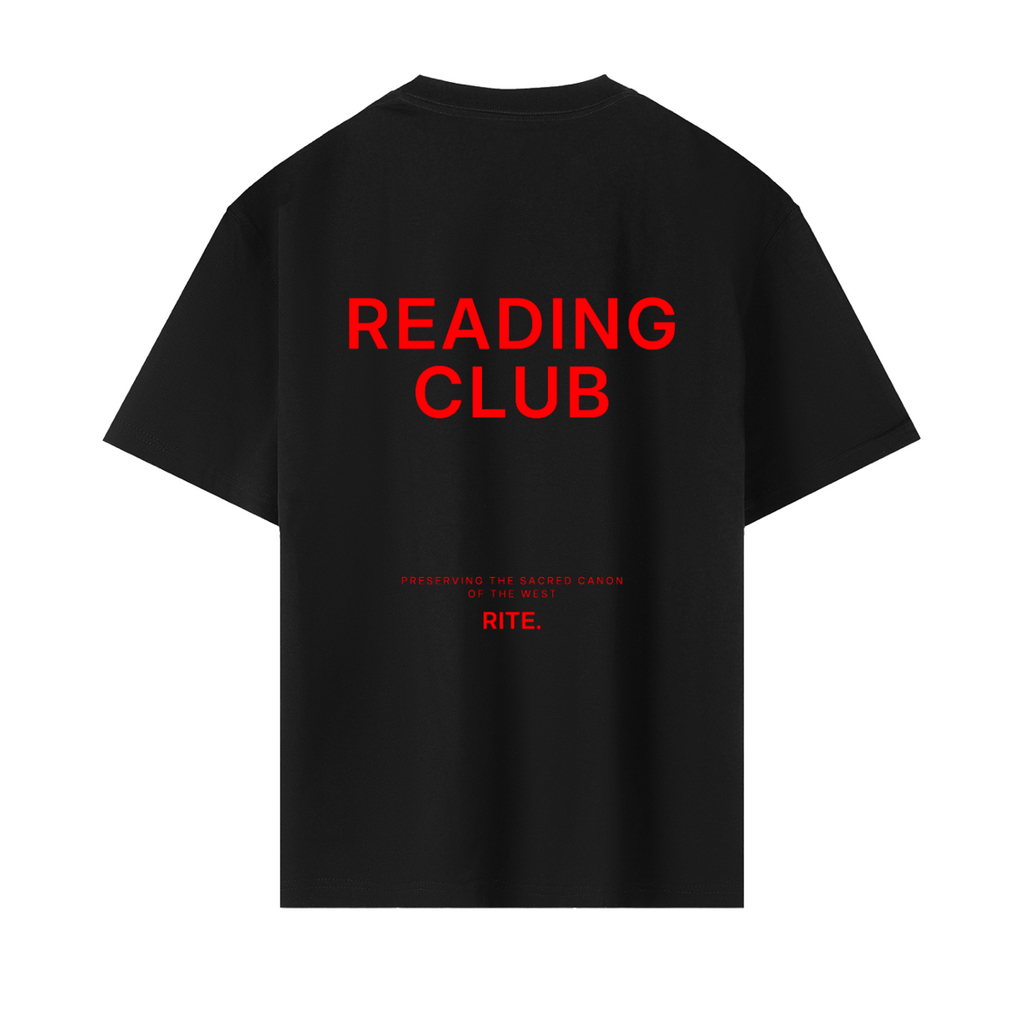 "Reading Club" Tee — Classic Black