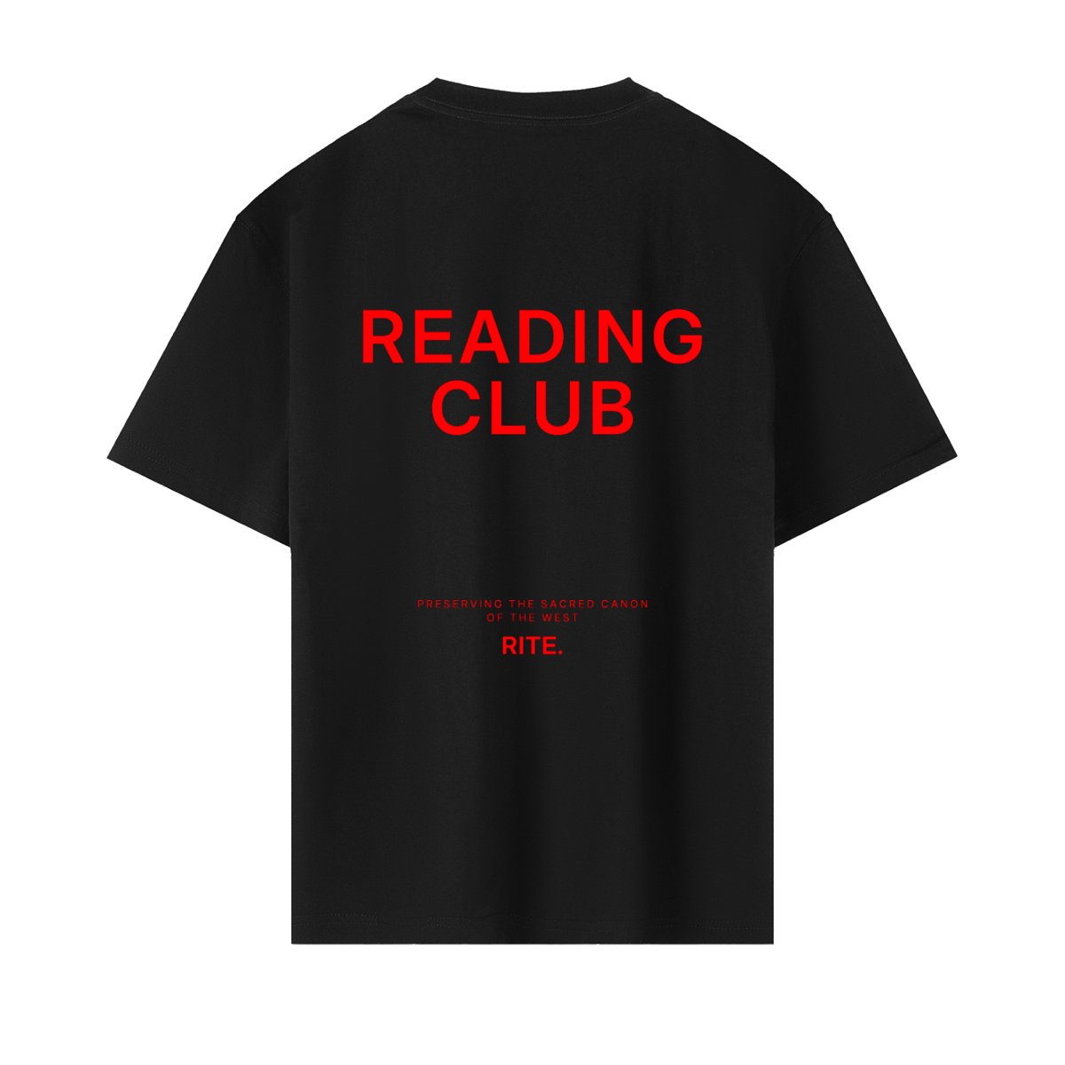"Reading Club" Tee — Classic Black