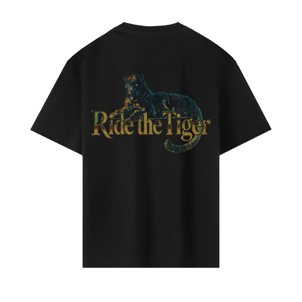 "Ride the Tiger" Tee — Classic Black