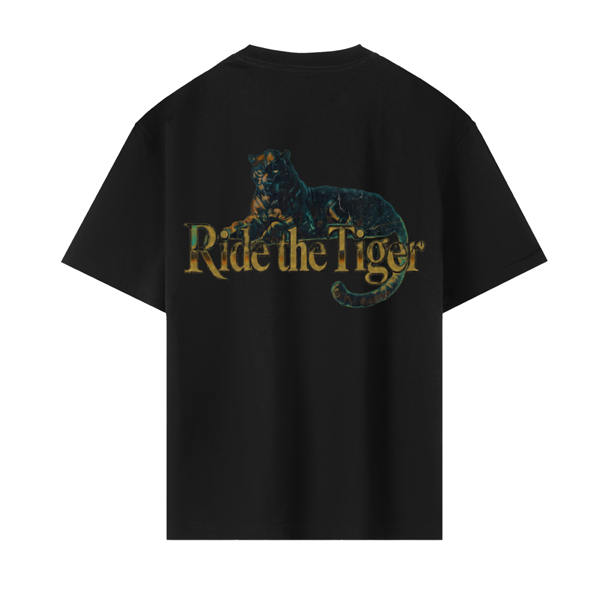 "Ride the Tiger" Tee — Classic Black