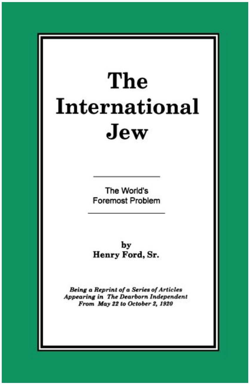 International Jew Vol I: The World's Foremost Problem - book cover