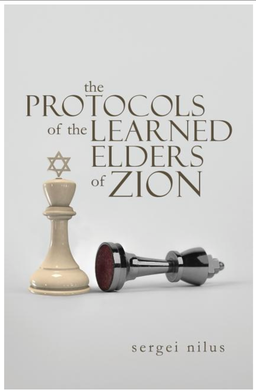 Protocols of the Learned Elders of Zion - book cover
