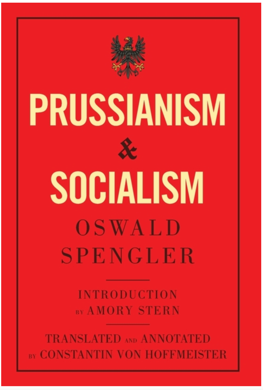 Prussianism and Socialism - book cover