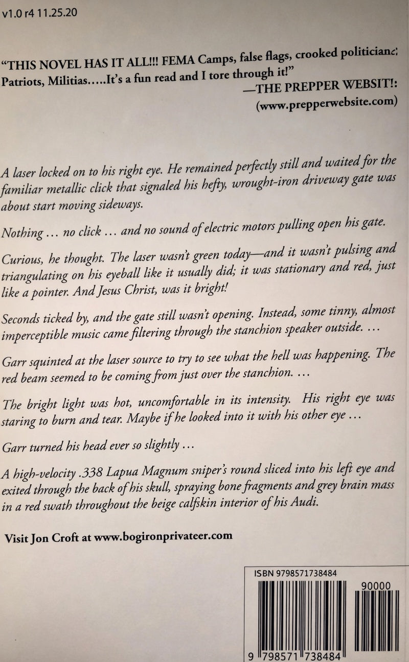 American Jihad by Jon Croft - paperback back cover