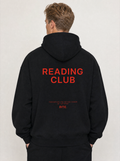 "Reading Club" Hoodie — Black