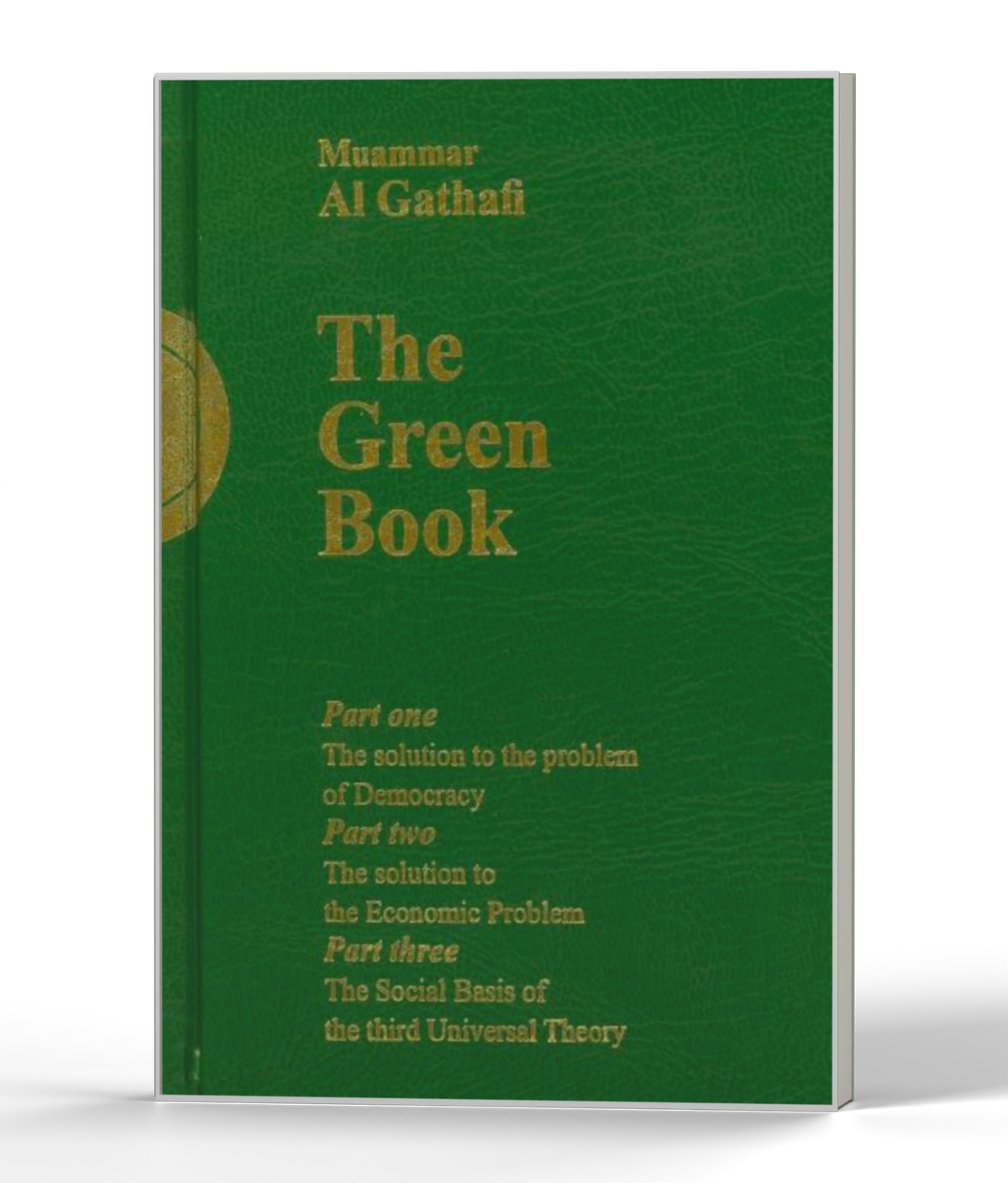 Gaddafi's The Green Book — 3D product photo