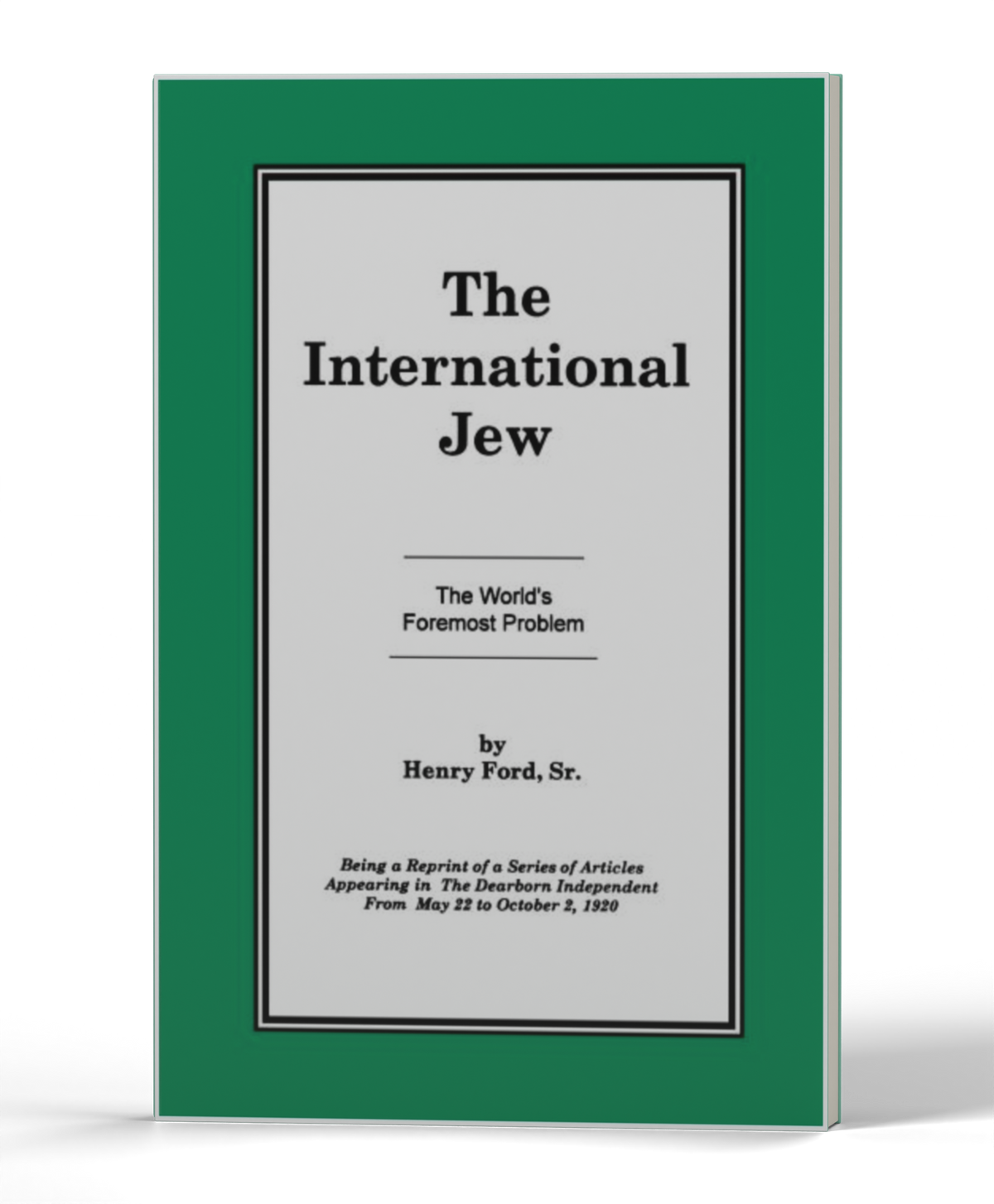 International Jew Vol I: The World's Foremost Problem — 3D product photo