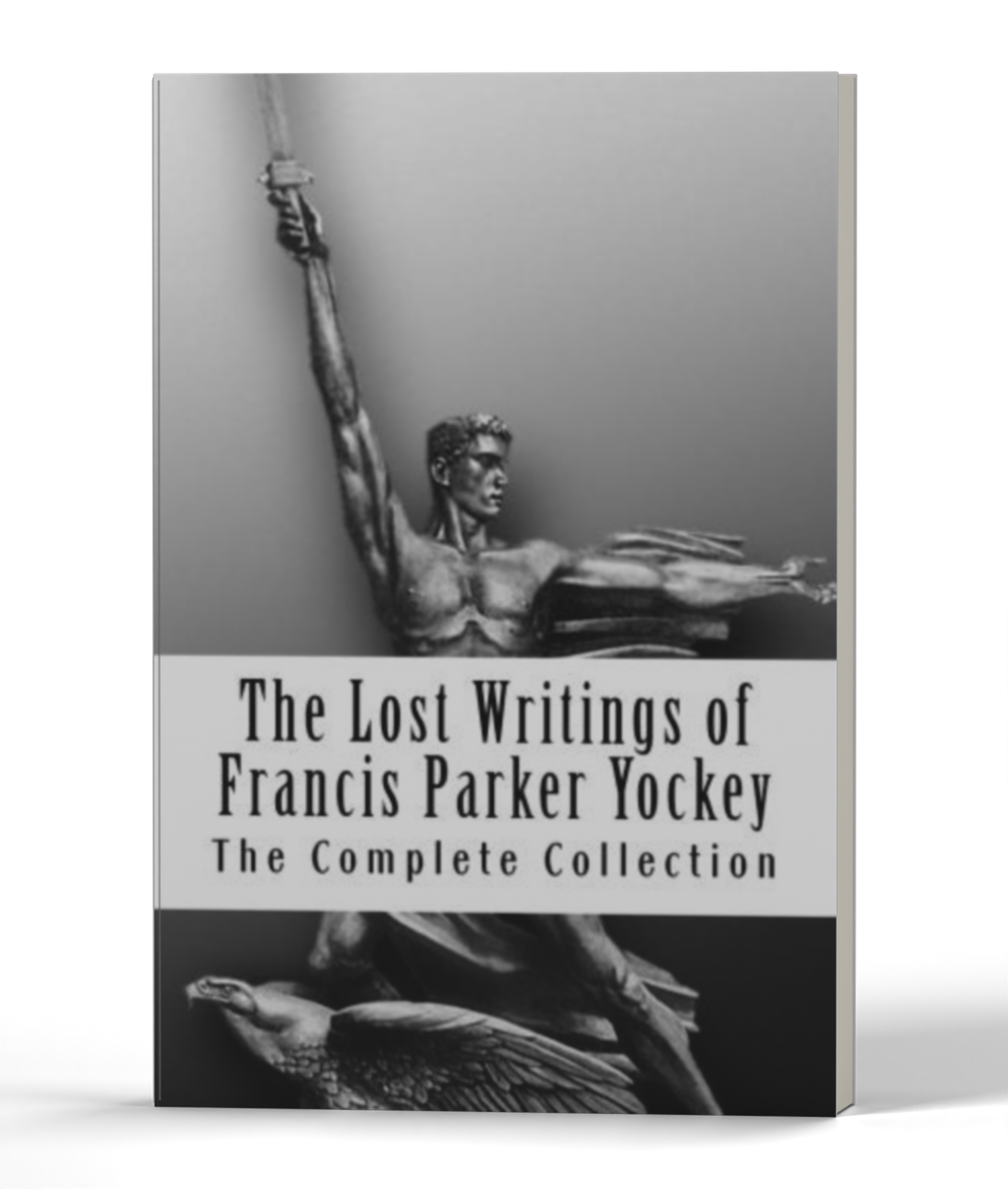 Lost Writings of Francis Parker Yockey — 3D product photo