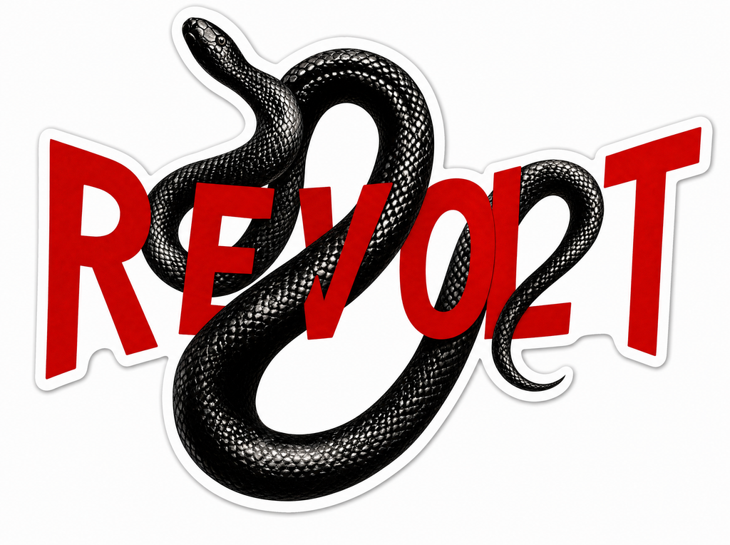 REVOLT vinyl sticker - The Rite Books