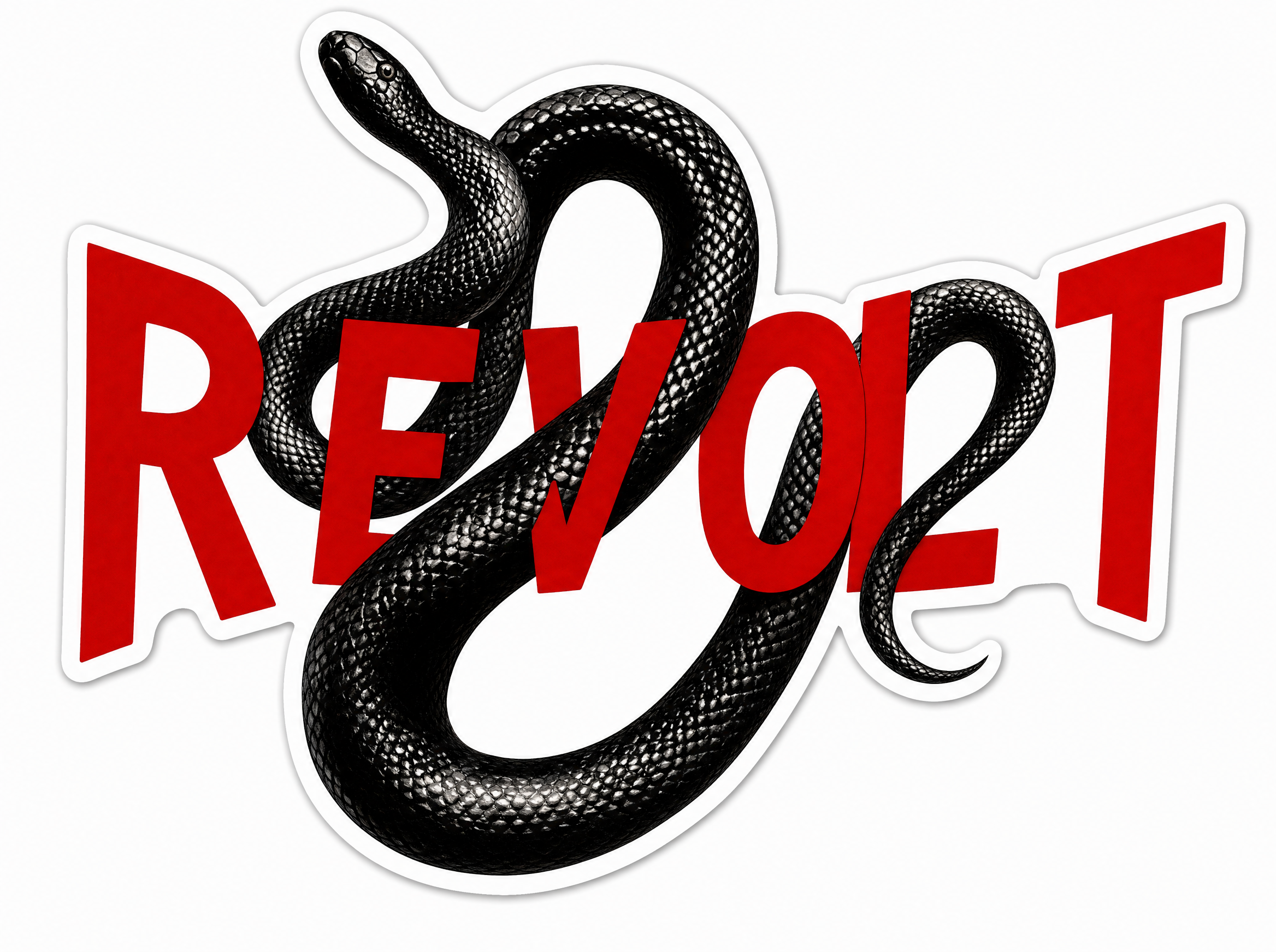 "REVOLT" sticker