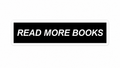 "READ MORE BOOKS" sticker