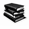 "BOOKS" sticker