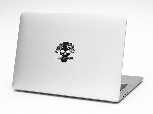 YOU KNOW WHAT sticker on laptop