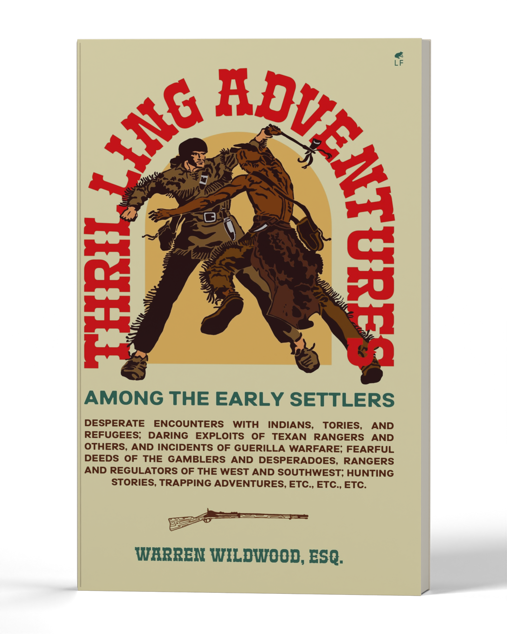 Thrilling Adventures Among the Early Settlers — 3D product photo