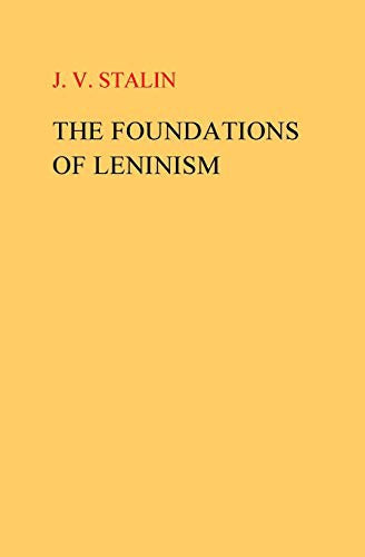 Foundations of Leninism - book cover