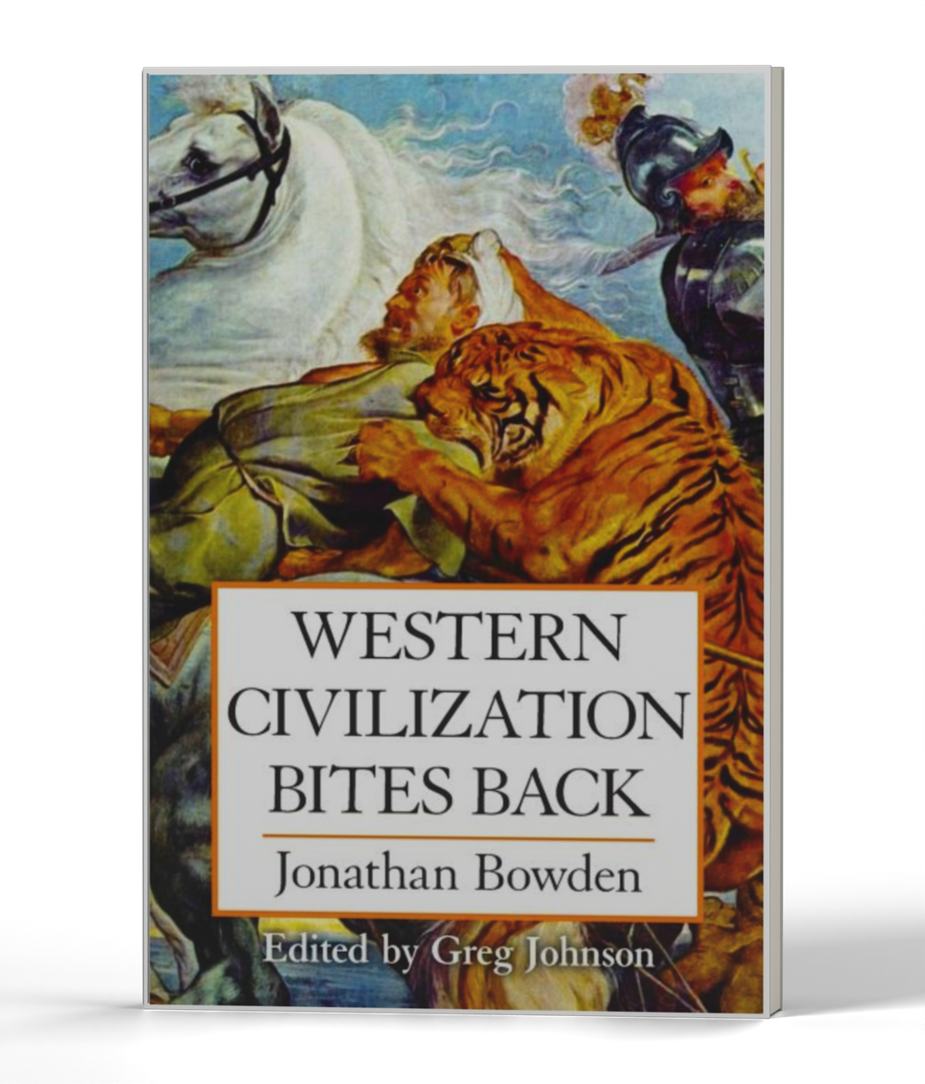 Western Civilization Bites Back — 3D product photo